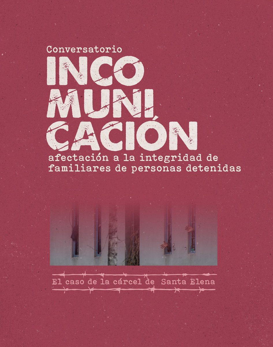 RedJusticiaEc's tweet photo. 📣 CONVERSATORIO: Impactos constitucionales y psicosociales de la incomunicación.

CDH y Red Justicia te invitan a analizar los impactos jurídicos, constitucionales y psicosociales de la incomunicación.

Panelista principal:  
🎙️ Dr. Eugenio Raúl Zaffaroni https://t.co/LVznddg3vi