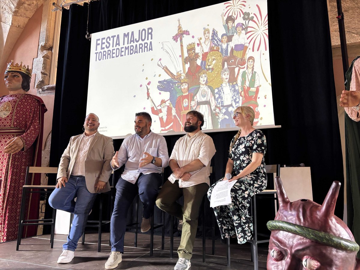 AjTorredembarra's tweet photo. 🎉 #Torredembarra presenta una Festa Major de Santa Rosalia #FMTdb amb prop de 70 actes per a tots els públics
👉🏼 Els 30 anys de la Fanfara, els 25 del Ball de Serrallonga, els concerts dels Pets i Buhos i l'espectacle de Quim Masferrer, entre altres
🔗 https://t.co/LWDJfea5rP https://t.co/PgxkFb7mIo