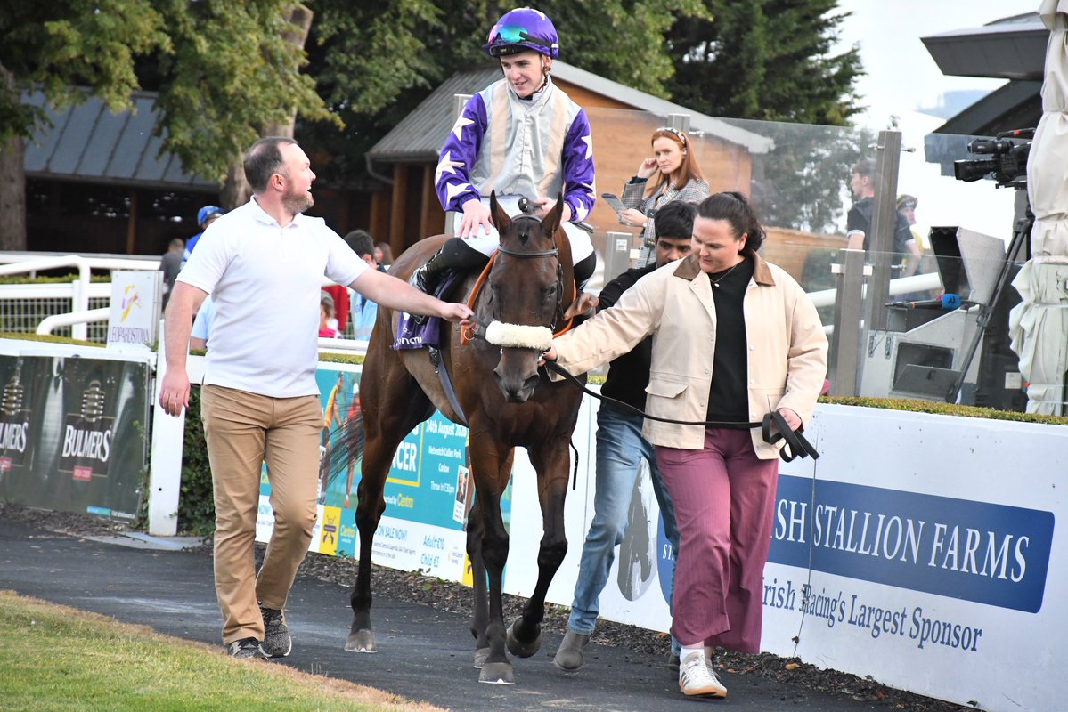 PCequinephoto's tweet photo. Bella Colombia trained by @williemccreery1 is a winner @LeopardstownRC 7/8/26 @IrishRacing7 https://t.co/jyCxHI93Lx