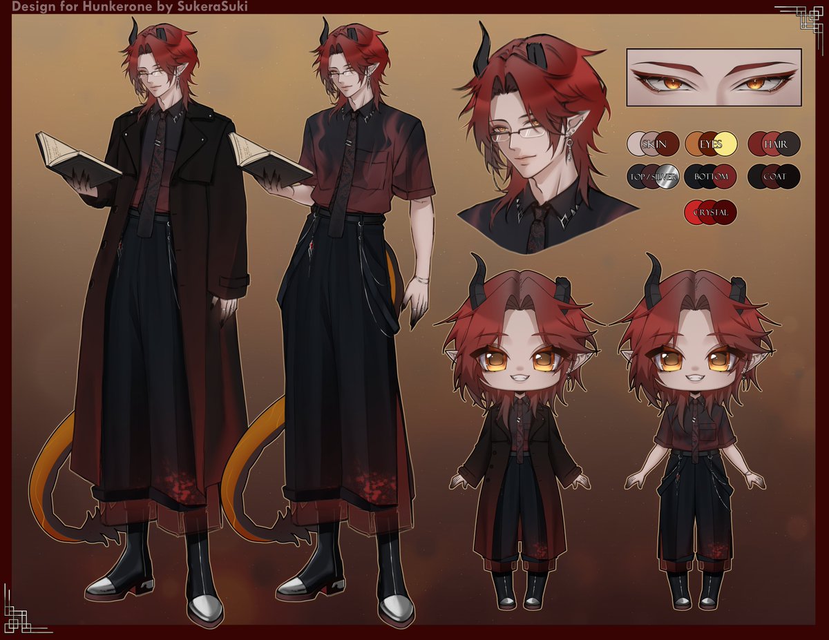 SukeraSuki's tweet photo. Mein Beitrag für Hunkis Design Contest✨
Ich hoffe ich hab den Stil und Geschmack einigermaßen getroffen👀
#HunkerContest #gervtuber https://t.co/HdCn65HwQx
