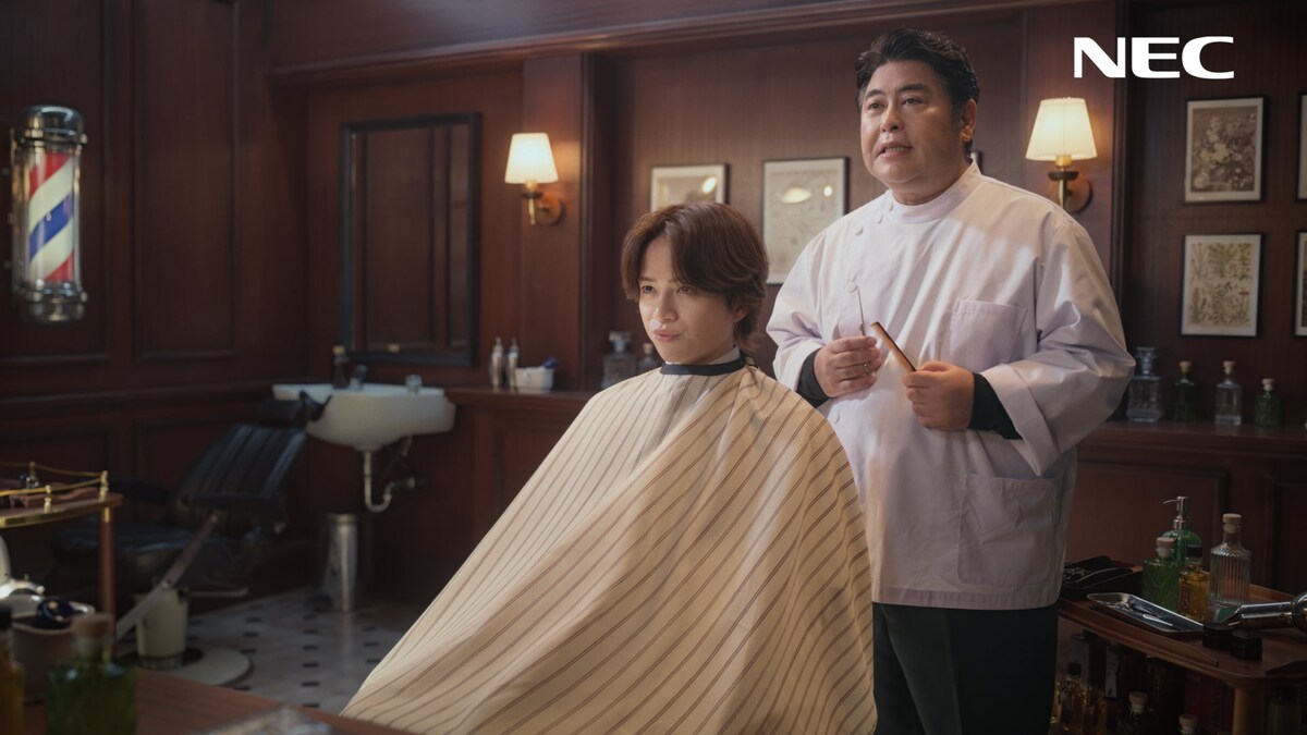 natalie_mu's tweet photo. timelesz菊池風磨と皆川猿時
NECネッツエスアイの新テレビCMで再共演

菊池が理容室で厄介な客になる
https://t.co/nyU5ofZdaa

#timelesz #菊池風磨 https://t.co/m7p01qxxNX