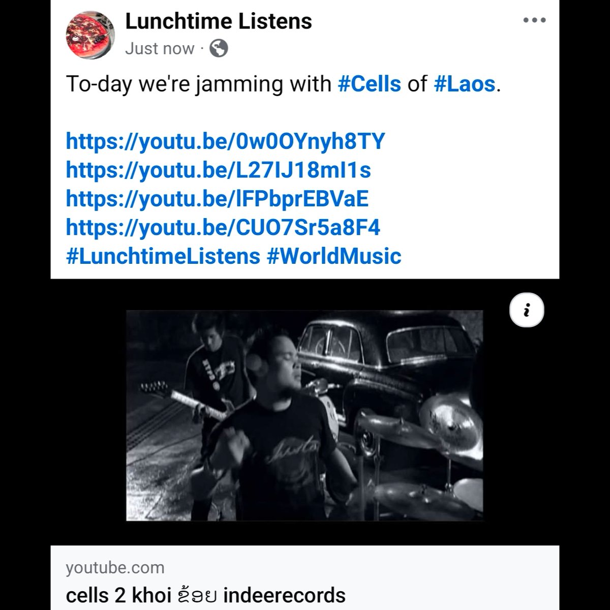 LiamOMaraIV's tweet photo. To-day we're jamming with #Cells of #Laos.
https://t.co/bNRtorAXKG
https://t.co/iUe1AIQbm3
https://t.co/lXJVdJEiVy
https://t.co/2Ndxh5r3MB
#LunchtimeListens #WorldMusic https://t.co/YJxCgJE8L6
