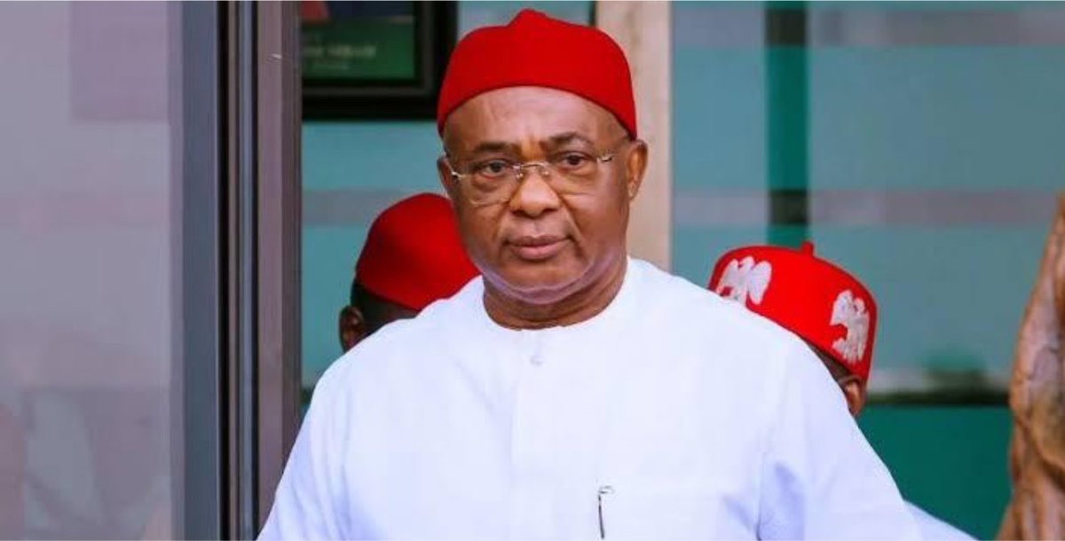 ManLikeIcey's tweet photo. GOVERNMENT OF IMO STATE

PRESS RELEASE 

Uzodimma to Davido: I'm not an Osun voter

Says musician remains his son

Governor Hope Uzodimma of Imo State 
has dissociated himself from a report circulating on social media where his person has directly or indirectly been linked to the success or otherwise of Governor Ademola Adeleke of Osun State, the candidate of the Accord Party in the August 15, 2026 governorship election.

Uzodimma said he neither authorised one Ambrose Nwogwugwu nor anyone for that matter to respond to a comment, during a media briefing, where the nephew of the Osun State Governor, David Adeleke (Davido), reportedly made a plea to the Governor of Imo State regarding the forth coming election.

At the said briefing, Davido had said as an Imo State son in-law, he holds the Governor in high esteem, hence had appealed to him to use his position as Chairman of the Progressive Governors Forum and Chairman of the APC Osun State Governorship Campaign Council to seek 
for peace during the election.

Nwogwugwu had personally described  Davido's plea to the Governor as "emotional blackmail," and had advised him to channel his appeal to the Osun electorate who are expected to cast their ballot for or against his uncle.

Uzodimma said Davido remains his son and assured him that his coming to Osun for the exercise is solely because he is a committed member of the All Progressives Congress (APC), and not one of the voters in the State's governorship election on Saturday next week or at any other time. 

He maintained that the APC has always canvassed for peaceful, credible, free and fair democratic contests, and in the case of the forth coming Osun election, will not fail to appeal to the conscience of the Osun electorate to support and vote for the Party's candidate, Asiwaju Munirudeen Bola Oyebamiji, an act he said is not undemocratic.

However, the Governor assured Davido that his respect for him and the people of Osun State is not negotiable, reiterating that his coming to the State is solely to monitor the election for his Party, seek support of Osun electorate to vote for APC's candidate.

He maintained that it is not new in a democracy in general, and in Nigeria in particular, for Party leaders and members to join their candidates and seek support for them during elections like the one taking place in Osun next week, not as electorate from the same area who are expected to cast their ballot in the process.

Uzodimma urged Davido, Osun State people and the public to disregard whatever personal opinion Nwogwugwu must have canvassed as neither representative of his nor the position of the Campaign Council which he heads.

He said it became necessary to put the records straight to guard against the activities of some mischief makers who are already misinterpreting Nwogwugwu's personal opinion.

Oguwike Nwachuku  
Chief Press Secretary Special Adviser Media to the Governor of Imo State 
August 6, 2026.