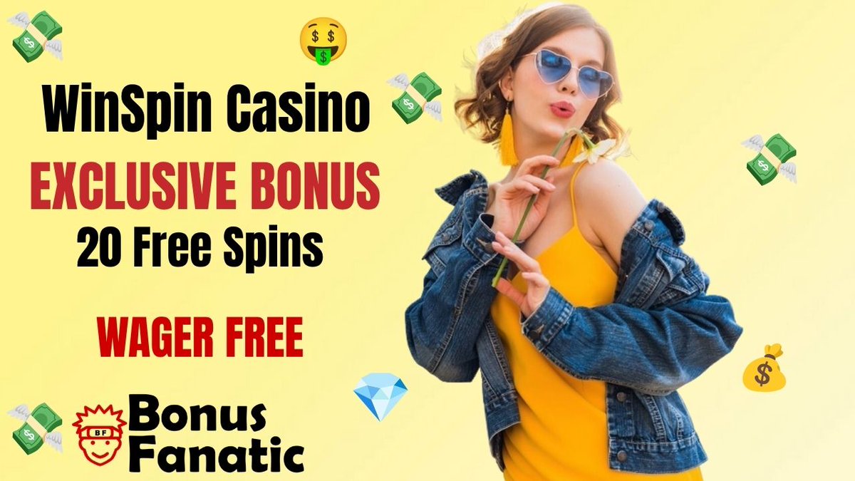 KristianaBF's tweet photo. Hellooo! I came here with a great bonus! You are welcome to grab BRAND NEW WinSpin Casino No Deposit Bonus 20 Free Spins. Absolutely wager free. Check all details and exclusive promo code: https://t.co/AaEE3qs6qS #winspincasino #brandnewcasino #20freespins #nowagerbonus https://t.co/lwvp5VHDcI