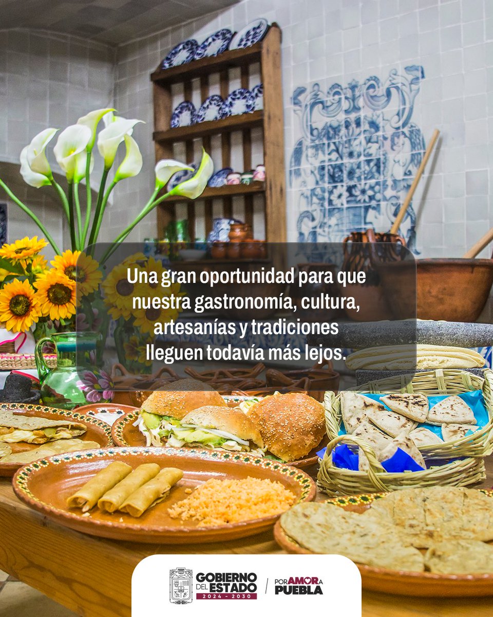 FeriaPuebla's tweet photo. ¡Puebla estará en los ojos del mundo y tú tienes que ser parte de esta gran fiesta! 

Del 9 al 12 de marzo de 2027, nuestro estado vibrará como sede del #TianguisTurísticoMéxico. 🌎 Prepárate para presumir el sazón, los Pueblos Mágicos y la riqueza histórica de esta tierra. 🌄🌮 https://t.co/84Fl7sUnSg