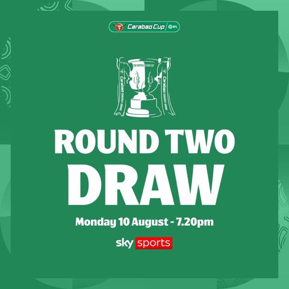 Lilywhite_Rose's tweet photo. 🚨🏆The Carabao Cup Round 2 draw will take place on Monday at around 7.20pm (UK). — Tottenham will only face teams in the southern section. https://t.co/PHXRHwdxD0