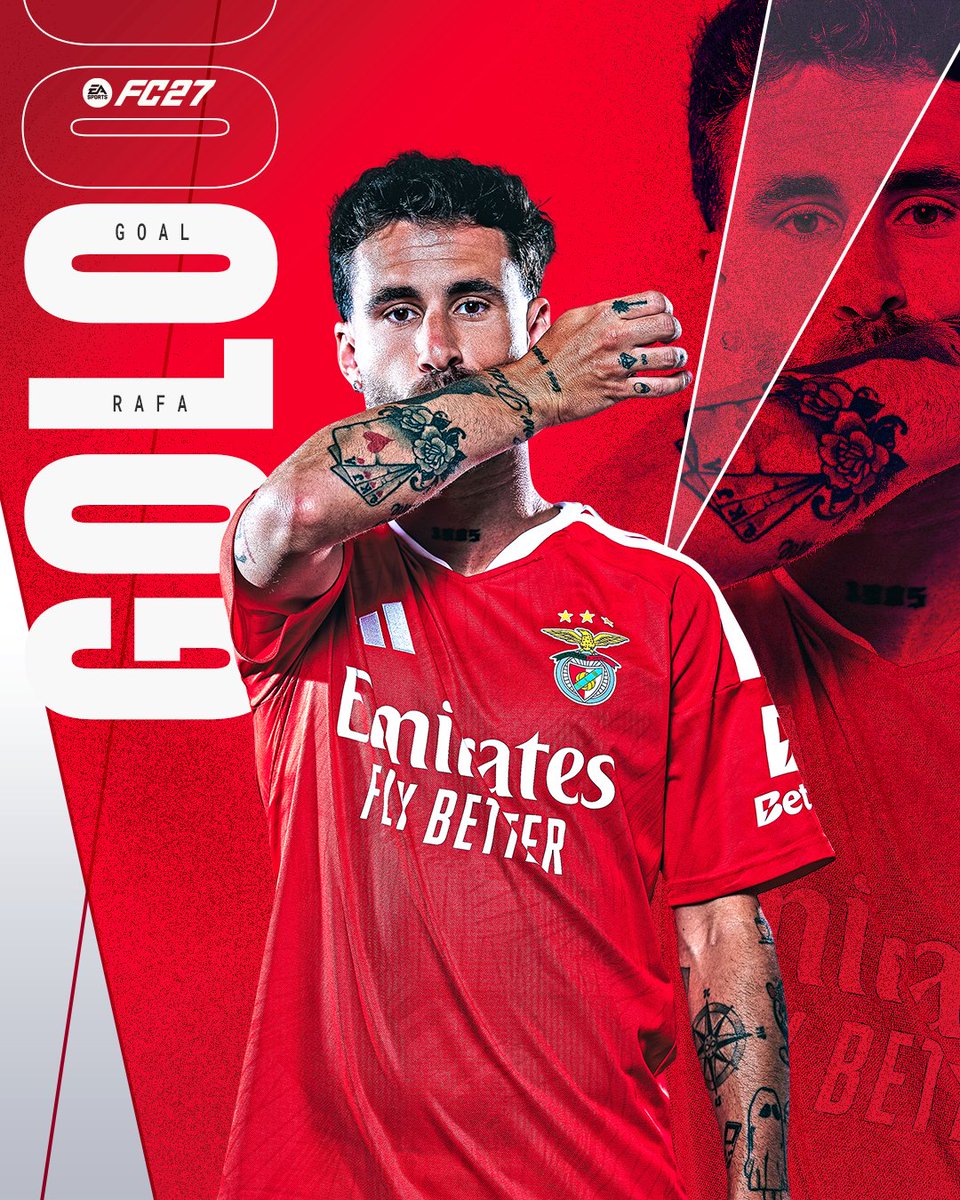 SLBenfica's tweet photo. GOOOOOOLOOOOOOOOO!!!! RAFAAAAAAAAAA!!!!!

🔴 1-0 ⚪ [3'] #SLBHMFC https://t.co/uprQ0pRgF3