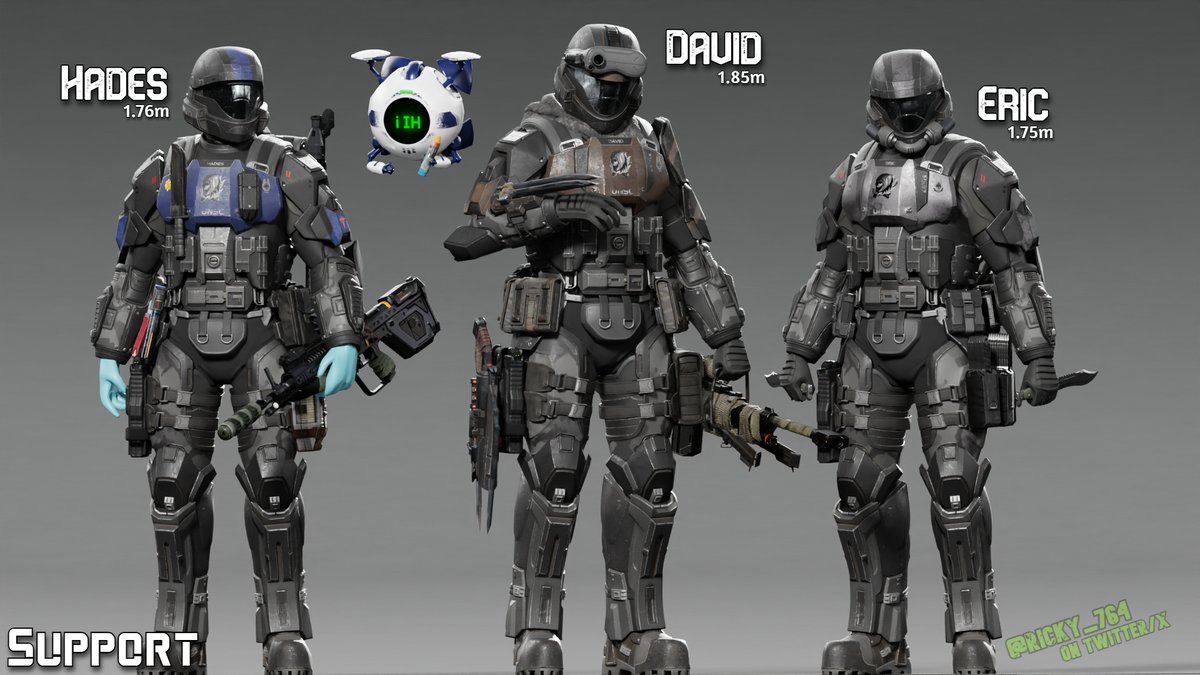 Ricky_764's tweet photo. All the members of the Angels of Death, along with the roles they "play", as well as various supporting characters who are part of or support the team

#Halo #Halofanart #ProjectLightsOut #ODST https://t.co/kKs10l5jrz