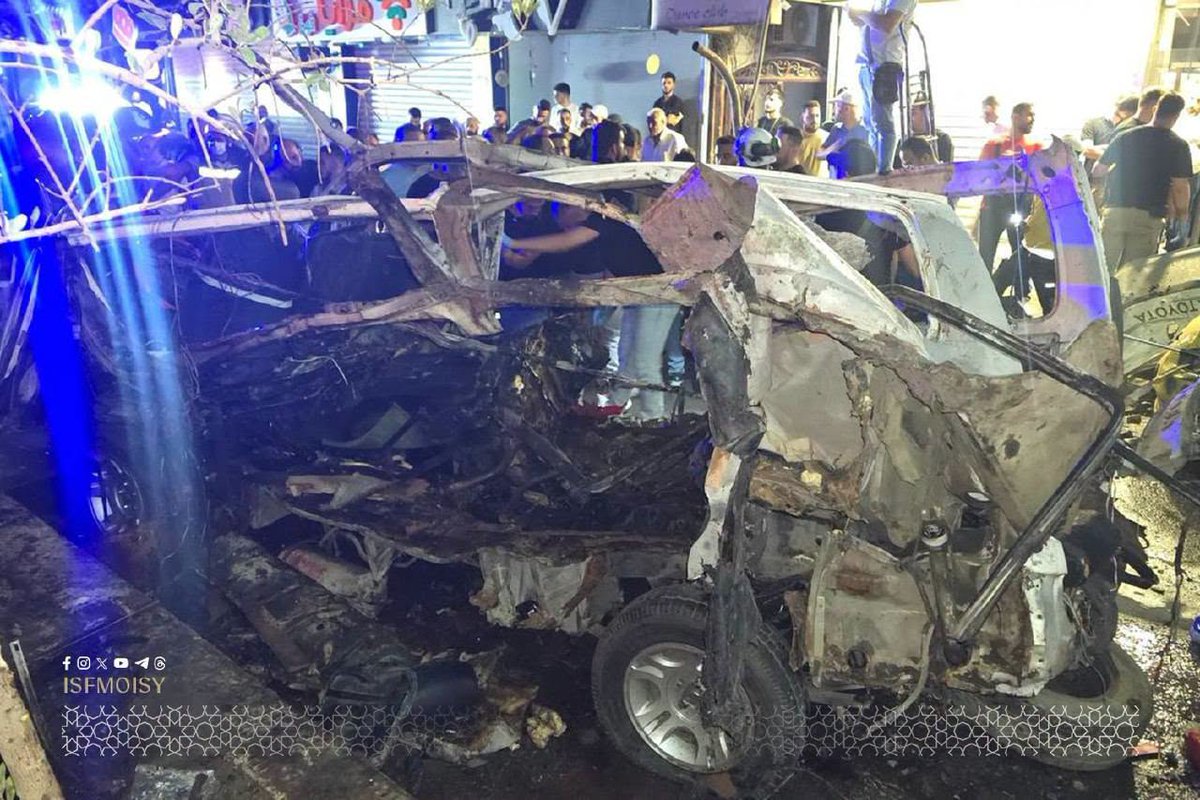 QalaatAlMudiq's tweet photo. #Syria: the toll from the terror attack targeting a minibus with an IED in Jaramana (#Damascus) has risen to 2 killed &amp; 13 wounded. https://t.co/M7qFIq6wGT