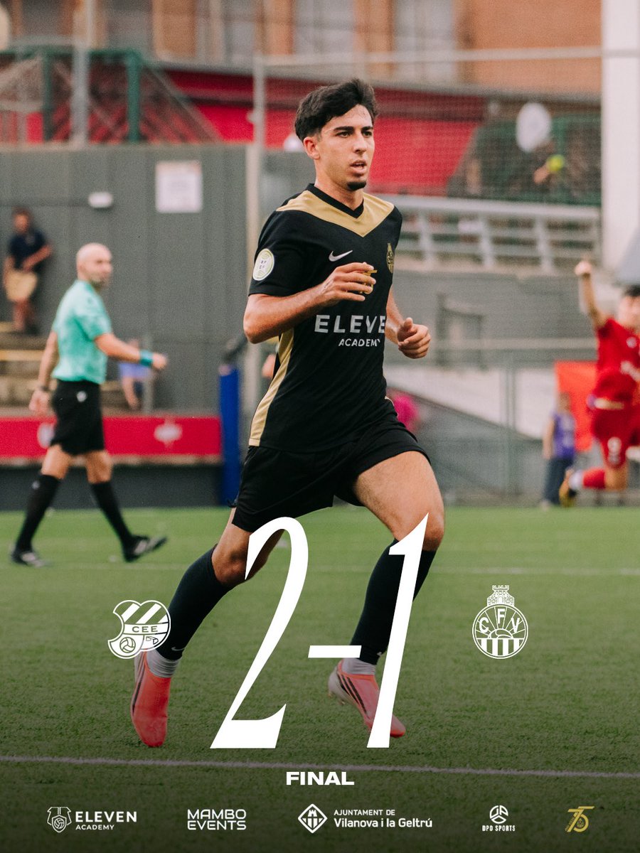 cfvng's tweet photo. FINAL DEL PARTIT
Quedem eliminats de la competició .
Gràcies al @thistorics per un any més!
#CFVilanova #SomHistòrics #FutbolCat https://t.co/hDYvcpyPMx