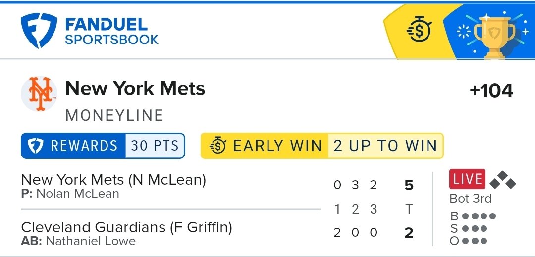n2p1mpn's tweet photo. 💰══BRP══💰
🚨 TWO OFF THE BAT! 🚨

✅ Mets ML — EARLY WIN CASHED
✅ Over 6.5 Runs — CASHED IN THE 3RD

2 plays. 2 winners. QUICK WORK! 💰🔥

The BRP Krew is starting the day 2-0! 📈🏦

#MLB #SportsBetting

💥💥Making money is the motive💥💥 https://t.co/6eMQQ0gqhZ