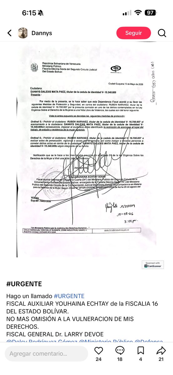 llaneroinforma's tweet photo. #6Ago | Una ciudadana denunció que su esposo, un teniente coronel de la DGCIM, presuntamente intenta desalojarla de la vivienda donde residían junto a sus hijos tras su separación.

Vía Ángel Reporta https://t.co/pGr1Kck0up