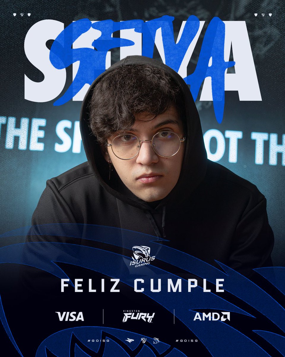 teamisurus's tweet photo. ¡CUMPLE EL REY! 👑

Hoy se festeja el cumpleaños del Rey del Norte, el inquebrantable, el más ganador de la región.

Feliz cumpleaños @seiyalol, te queremos mucho. 💙

#GoISG 🦈 #BeTheShark https://t.co/zF0z1XnP0b