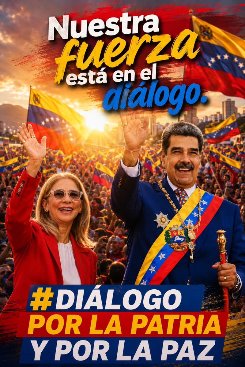 ElLeoneromayor's tweet photo. La superación de estructuras inútiles da paso a un nuevo amanecer democrático, el entendimiento entre actores políticos venezolanos es una señal clara de esperanza: cuando prevalece el diálogo, gana toda Venezuela
#DiálogoPorLaPatriaYPorLaPaz https://t.co/nRPn6nmBv1