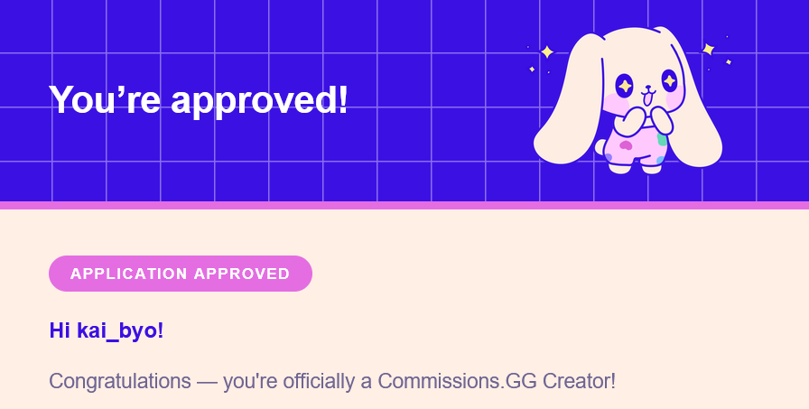 kai_byo's tweet photo. My emote art commissions will soon be available on commission gg as well ദ്ദി(˵ •̀ ᴗ - ˵ ) ✧
What amazing news to start my first day back ~𖹭
#CommissionGG #EmoteArtist #TwitchEmotes https://t.co/xCjktLsowI