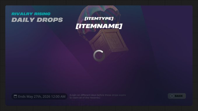 Egyptian_Leaker's tweet photo. We could finally get 'Daily Drops' soon 👀

Unless this feature is scrapped, you'll be able to claim free rewards every day. Maybe it'll finally release next season?

Left image: official icon for it
Right: Current test version (via @vixenovaa) https://t.co/RP8rlspaZy