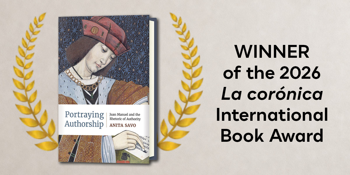 utpress's tweet photo. “Savo’s book reshapes the way we think about what it meant to be an ‘author’ in a pre-print world.”

Congratulations to @anitasavo! Her book, Portraying Authorship, has won the 2026 La corónica International Book Award.

Find out more: https://t.co/x1rJxGOyI5

#MedievalStudies https://t.co/UBGvZ8z050