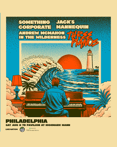 BrianAbelTV's tweet photo. Fellow 00's EmoPopRock fans!
I have 2 face value tix for the Three Pianos Philly show this weekend.
Andrew definitely puts on a show, and seeing all three:
Something Corporate, Jack's Mannequin and AM in the Wilderness is pretty unique.
Search for: Sec TERR, Row G, Seats 213-214 https://t.co/fiJba6sHjR