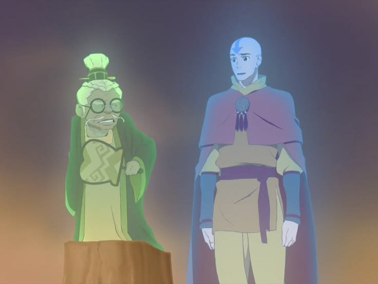SymplyTonbra's tweet photo. Aang looking at Avatar Xian like he’s trying to figure out how someone this tiny managed to keep world peace https://t.co/0BcRm7fLk1
