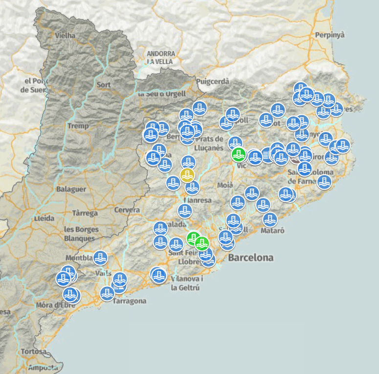 emergenciescat's tweet photo. Els cabals dels rius de les conques internes es van normalitzant segons informa @aigua_cat
Tancat l'avís de risc hidrològic que s'havia fet a la conca del Ter, a Cornellà del Terri
Només es manté en nivell moderat el riu Llobregat a Balsareny
alerta #INUNCAT https://t.co/GEJVnbUkkC