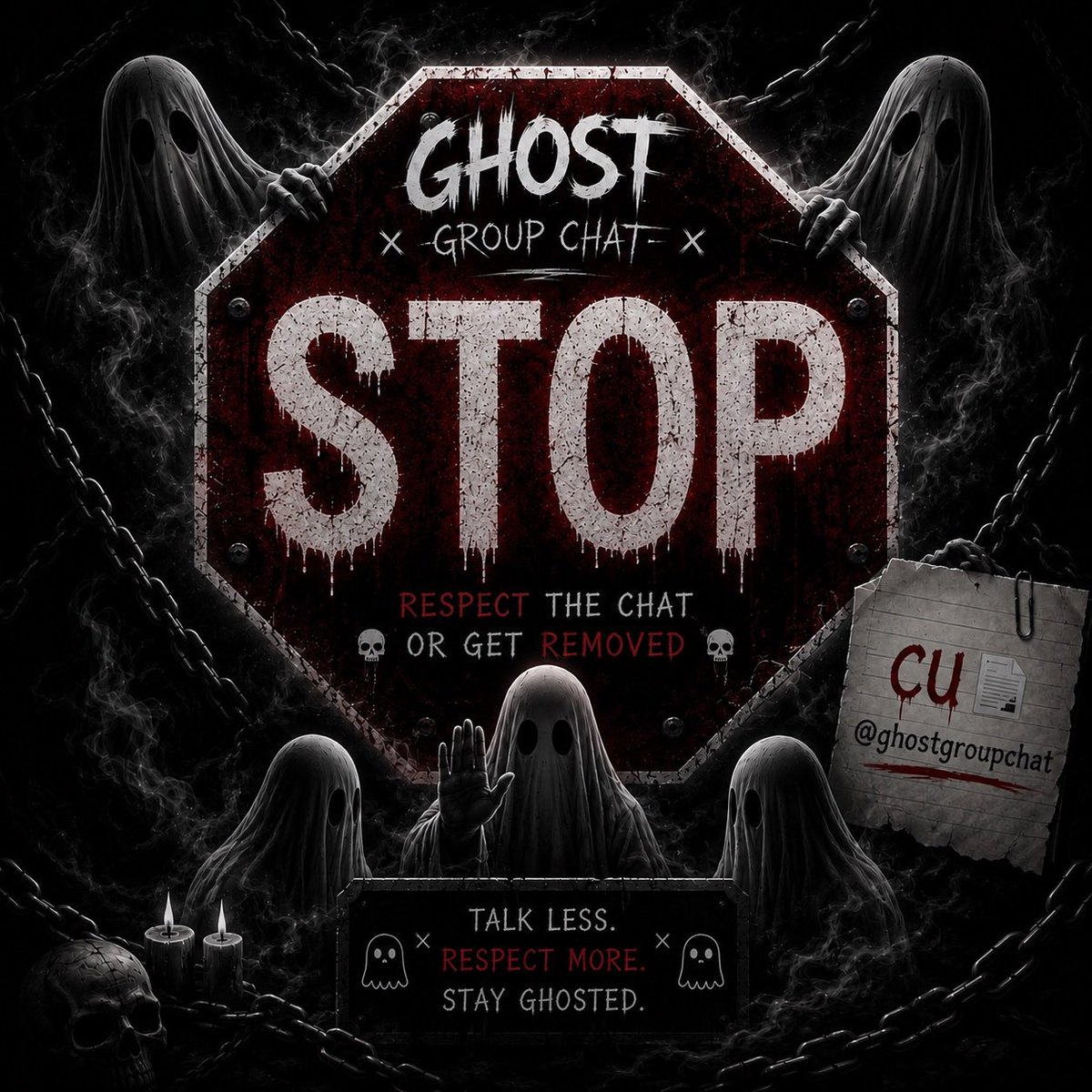 GhostGroupChat's tweet photo. STOP HERE🛑 https://t.co/sn1RygNM79