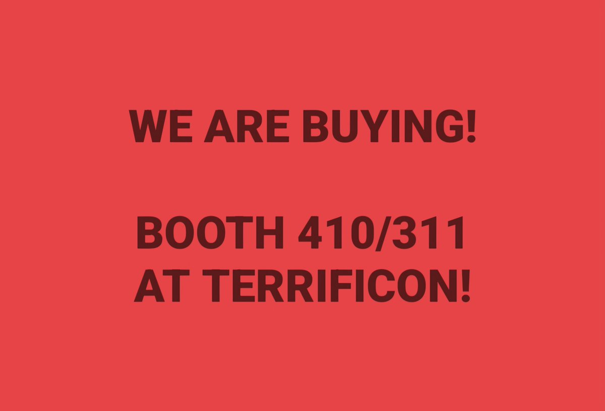 ComicsStatues's tweet photo. Need some extra spending money at @ItsTerrifiCon? Stop by booth 410/311 and we'll buy your collectibles!
#terrificon #terrificon2026 #comiccon #comicconvention #mohegansun https://t.co/dsupbYklDJ