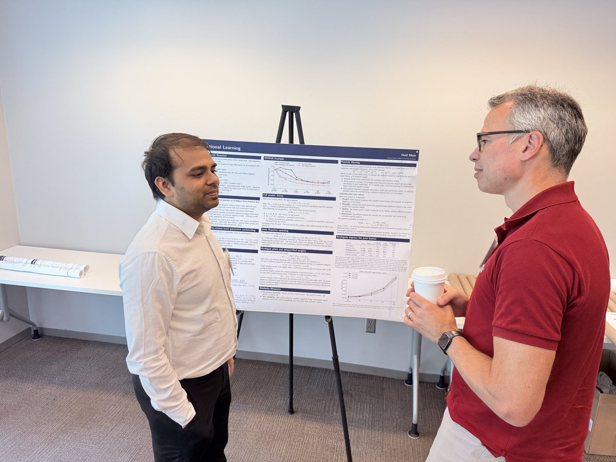 MFRProgram's tweet photo. Our final poster presentations include Elies Lucio (Université Paris Dauphine), @ricciardi_a_ec (Ohio State), Neel Shah (Columbia), and Tianping Wu (UBC). #MFRSummerSession #MacroFinance #EconTwitter https://t.co/kAWRAaJZKX