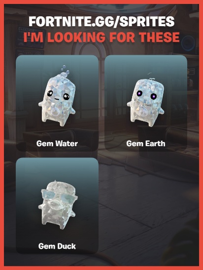 omaritoow's tweet photo. only missing those 3...trading #sprites #fortnite https://t.co/wymvS2Kppc