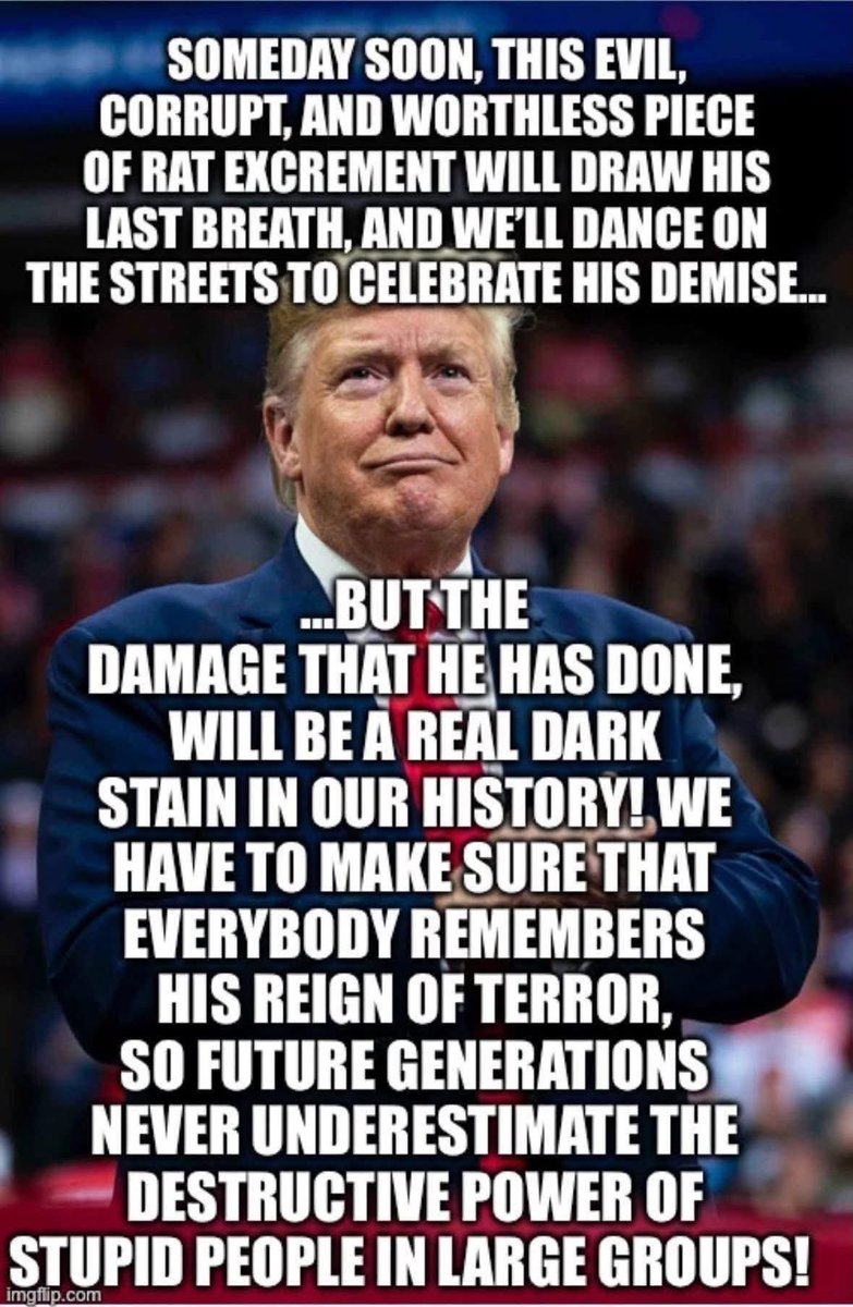 JudgeSweden's tweet photo. @WhiteHouse @FOX5Vegas FUCK TRUMP, HIS FAMILY AND HIS ADMINISTRATION!!! @POTUS #CorruptedGriftingPedophileCheatingFelon #TheyWereChildren https://t.co/t3m2nHk71m