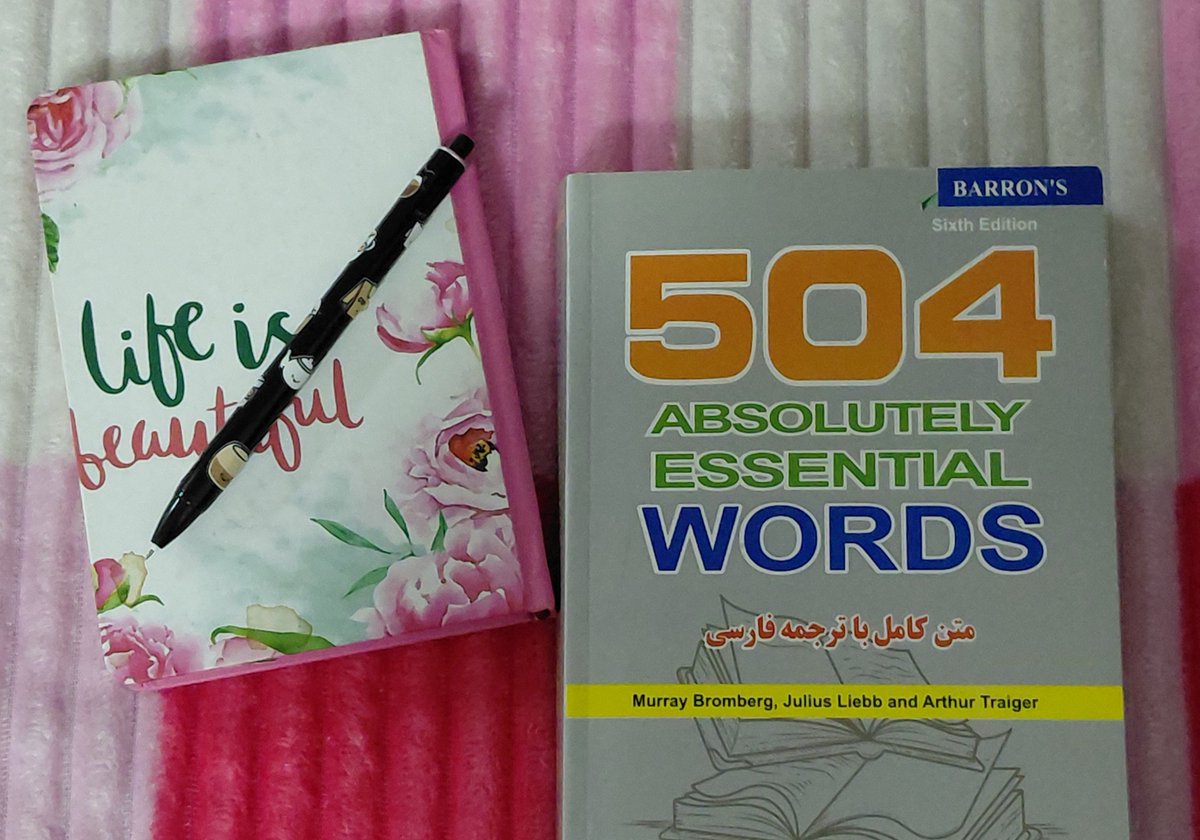 itstemy's tweet photo. روز اول از زبان خوندن با کتاب 504ِ عزیزم که همه ی ایرانیا سه تا کلمه ی اولشو حفظن ✅️ https://t.co/hEB6p6qSVi