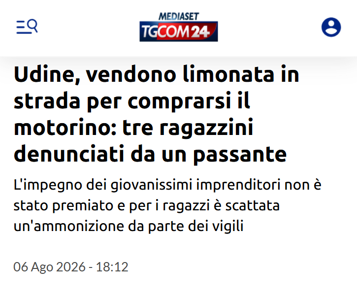 IstLiberale's tweet photo. Lo spirito imprenditoriale in Italia viene punito fin dall'infanzia. https://t.co/GekNOxEq9Z