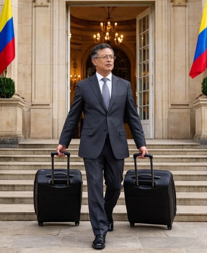ELCOMPAEFELIPE's tweet photo. EL MOMENTO MAS ESPERADO POR LOS COLOMBIANOS DE BIEN 
FUERA PETRO 
FUERA PETRO 
FUERA PETRO 
POR FIN 
YA CESO LA HORRIBLE NOCHE https://t.co/LFmGPxM0VB