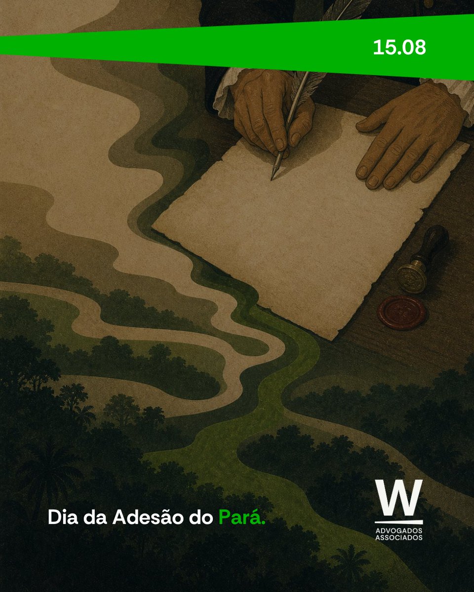 W_advogados's tweet photo. Com atuação no estado, Wagner Advogados Associados homenageia o povo paraense e reafirma seu compromisso com a defesa dos direitos sociais e do serviço público.
#AdesãoDoPará #Pará #História #Cidadania #WagnerAdvogados https://t.co/txiCJbH3VR