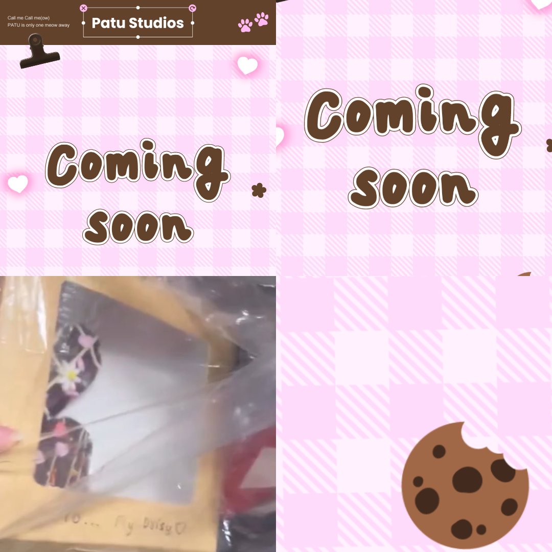 ceri_serenity's tweet photo. @.patustudios new cutie details reminds me of moment when JellyBoom's baked DaisyAou a heart shape brownies with a note says "To... my Daisy 💛" I dunno if make sense but a cookie tells me what if this time --- it's Aou as one of a model brand 👀🤭
#patustudios
#AouBoom https://t.co/W9TdwnVVSI