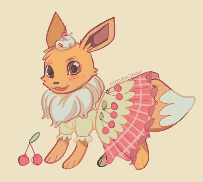MONOTIPAW's tweet photo. I've decided to start a series of Pokémon art in dresses! 

Feel free to suggest Pokémon in the comments, and I'll design a dress for them. I'll be drawing one Pokémon a day ❤️
 
#eevee #pokemon #art #characterdesign #Pokemonartㅤ https://t.co/qjXdUn5djw