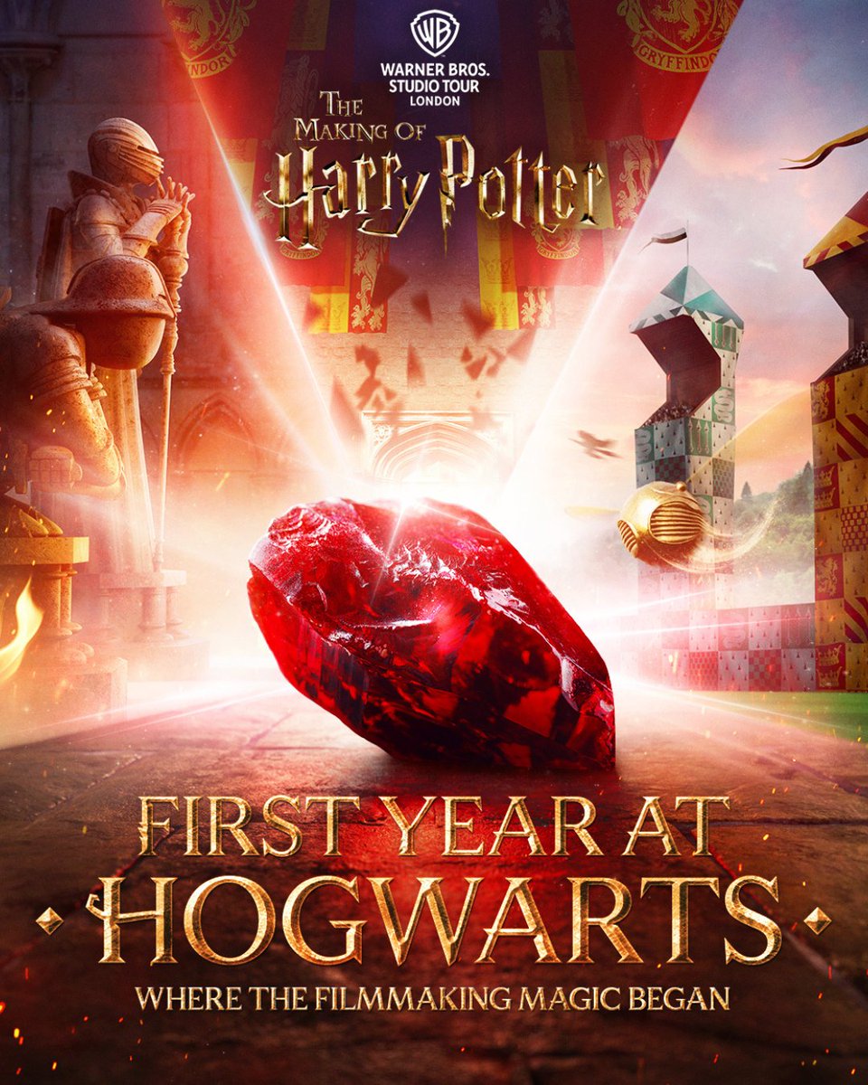 EvanEvansTours's tweet photo. Don't miss the magic that started it all ⚡🪄
Explore the First Year at Hogwarts feature - exclusive displays, interactive experiences and behind-the-scenes insights inspired by Harry Potter &amp; the Philosopher's Stone.
Be quick, ends 7 September!
Book now: https://t.co/iZNcKqw1Bx https://t.co/pxBVqnl5PJ