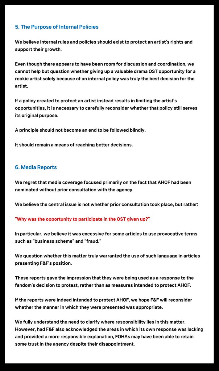 AHOF_N_America's tweet photo. This will be AHOF North America's final statement on this matter. We will not be making any further comments moving forward.
STOP BLOCKING OPPORTUNITIES FOR AHOF
#LetAHOFSingOSTs #RespondFNF
@AHOF_official
@fnfent_official https://t.co/8ro3R21IVj