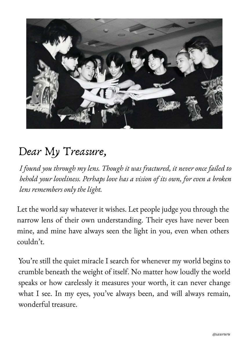 sawruru's tweet photo. i’ll always with you, dear my #treasure 🤍 https://t.co/FZjkh01fWG