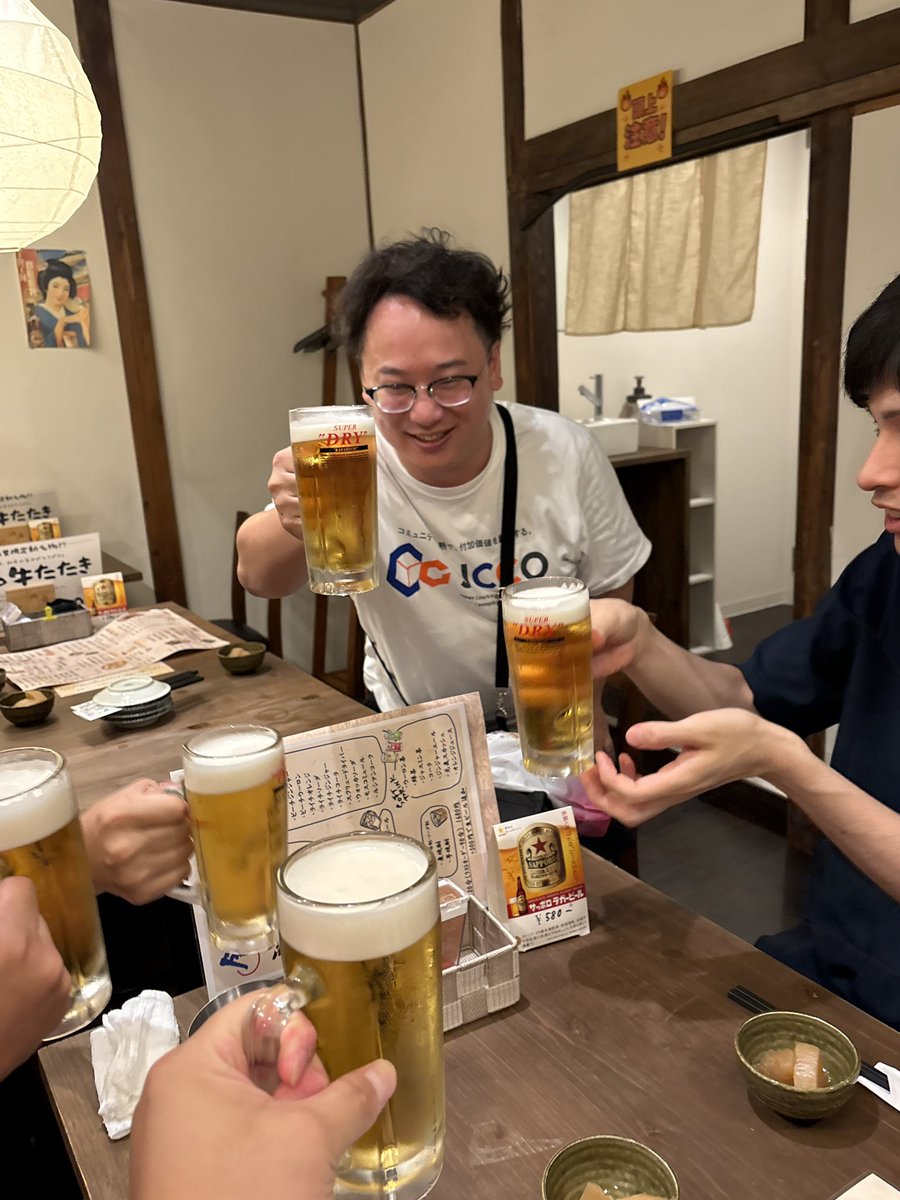tachiy_k's tweet photo. 青木さん、ありがとうございました😊🍺
#JUSOCoworking #enspace #運命の再会 https://t.co/k6gwLx9kP8