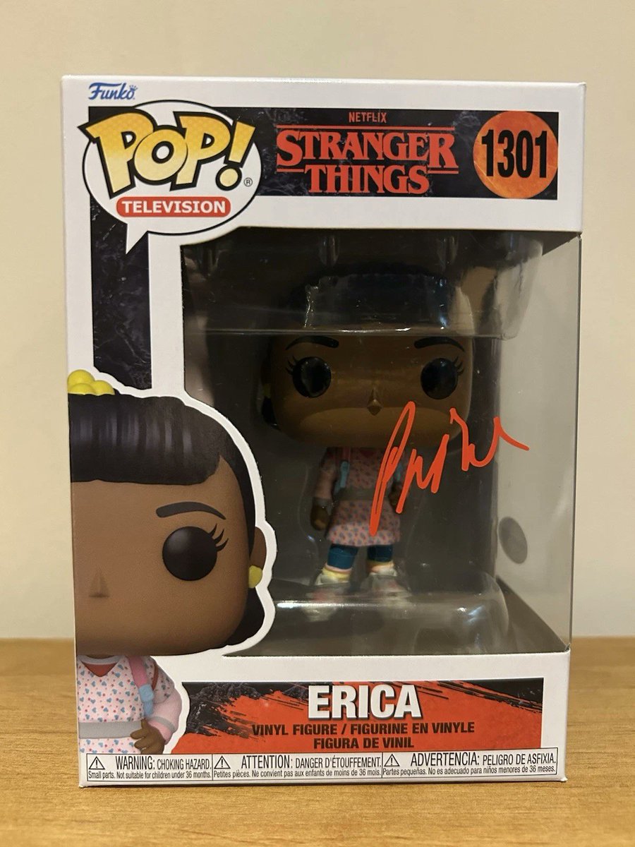 Funkopopenthus3's tweet photo. Erica 1301 Stranger Things Funko Pop Vinyl Figure Signed By Priah Ferguson ACOA

#ad #funko #funkopop

Ends Monday

https://t.co/QgpsZIxAfI https://t.co/HXUNeoZBPM