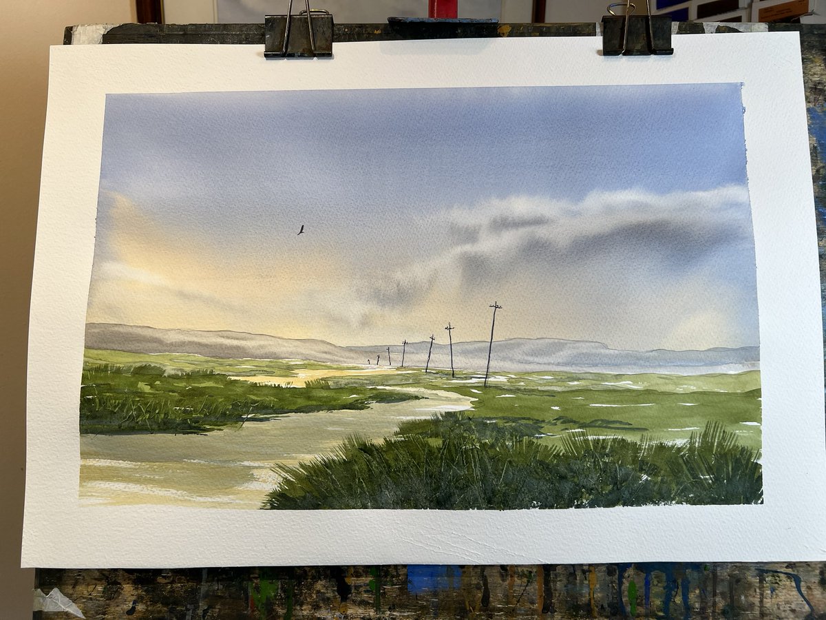 charlesevansart's tweet photo. We’ve just made a new YouTube video. This will be on tomorrow. #watercolour https://t.co/FFm1M0v8jK https://t.co/Q34iVVM92U