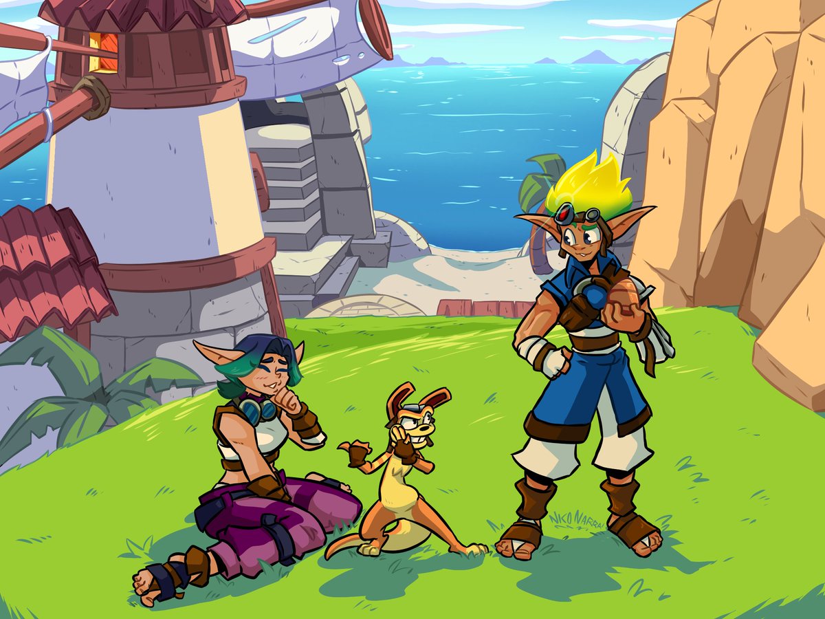 nico_narra's tweet photo. Jak and Daxter in: A day at Sentinel Beach
Tribute illustration to Jak and Daxter, one of my all-time favorite platformers and who I hope will return someday!

NAUGHTY DOG!! REBOOT THE SERIES AND MY LIFE IS YOURS! https://t.co/WXcb25p7zT