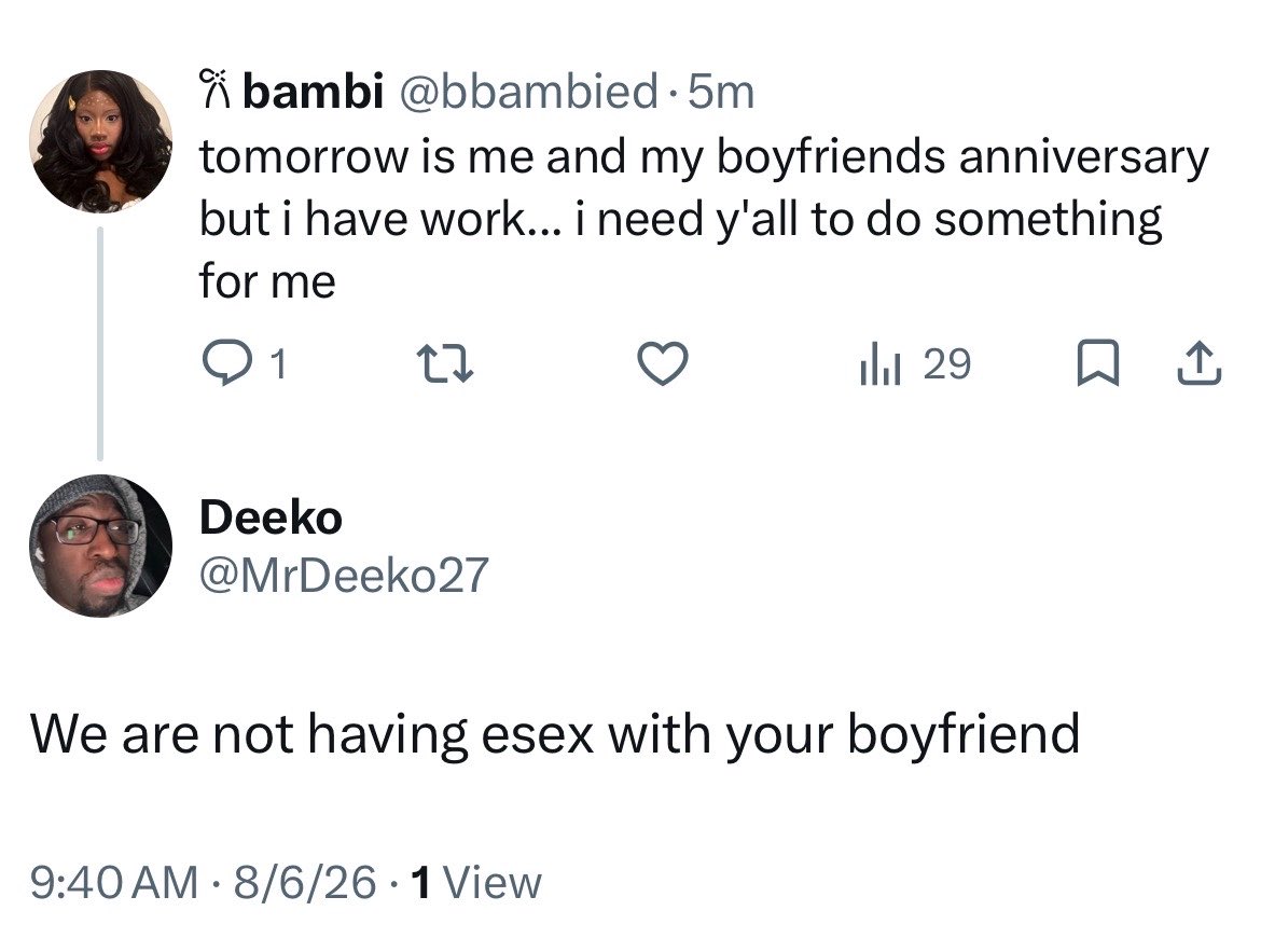bbambied's tweet photo. that is not what i was gonna ask. https://t.co/72MaKhEyuq