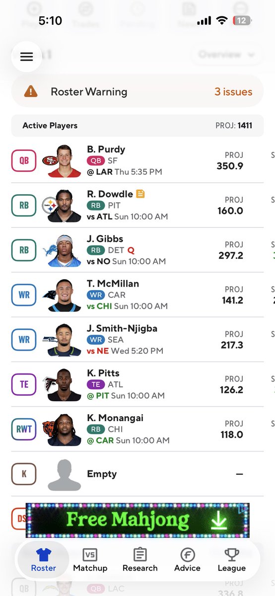 EllaTaylorDat's tweet photo. @PPRFantasyTips No TE premium.  I can keep 10 players . Thank you. https://t.co/2oyWaMHErE