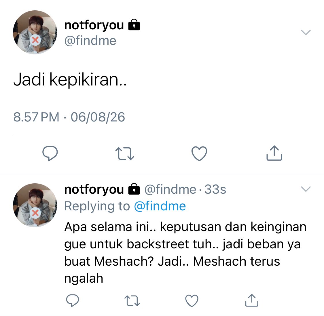 Meowwnulis's tweet photo. Signed In Desire, a few tweets au
— Backstreet

Tag : Markhyuck au https://t.co/h2BDqnQ1LP
