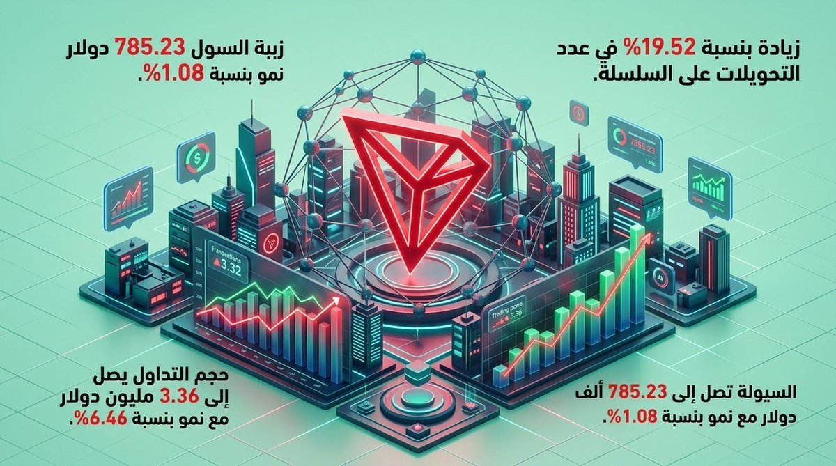 kadiryalap1's tweet photo. شبكة #TRON تتحول إلى قوة домينة في سوق المعاملات المالية! 🚀💰
حققت 90 مليون دولار من الرسوم في الربع الثاني. كيف ستستفيد أنت؟ 🤔

#TRONGlobalFriends #tron #TGF https://t.co/e7oj3wo7Tr
