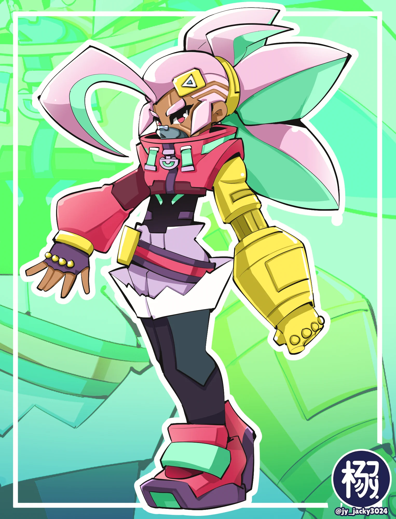 J-Y Jacky commission open в X: „Cyber Shelly fanart @BrawlStars