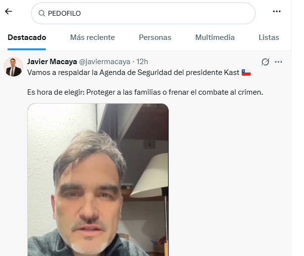 huacha_roja's tweet photo. Lo primero que me aparece si pincho el TT "pedófilo" https://t.co/RrPLi36F9v