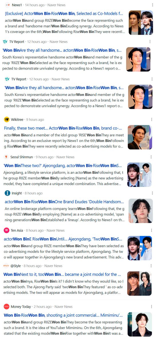 wongirlie's tweet photo. One announcement and the industry's been in a frenzy

the collaboration has been making headlines across multiple media outlets, while "riize wonbin" peaked at #5 on the trending rankings and is still holding strong at #27 currently.  

the amount of excitement surrounding this collaboration is honestly unreal