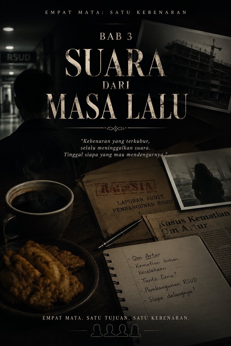 Anak_Senja17's tweet photo. Bab 3 Suara Dari Masa Lalu

#detektif #pembunuhan #thriller #misteri https://t.co/R8zpjF0nBi